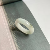 17.5mm A-Grade Natural Tri-Colour Jadeite Ring Band No: 161451