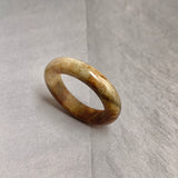 17.7mm A-Grade Natural Brown Jadeite Ring Band No: 161838