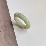 18.8mm A-Grade Natural Green Jadeite Ring Band No. 161732