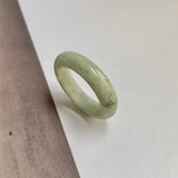 18.8mm A-Grade Natural Green Jadeite Ring Band No. 161732