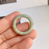 18.8mm A-Grade Natural Green Jadeite Ring Band No. 161732