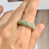 18.8mm A-Grade Natural Green Jadeite Ring Band No. 161732