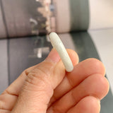 19mm A-Grade Natural White Jadeite Ring Band No. 161770