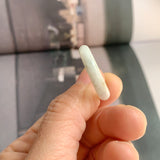 19mm A-Grade Natural White Jadeite Ring Band No. 161770