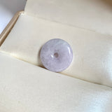 A-Grade Natural Lavender Jadeite Donut No.172798