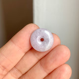 A-Grade Natural Lavender Jadeite Donut No.172798