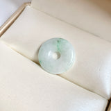 A-Grade Natural Moss On Snow Jadeite Donut No.172799