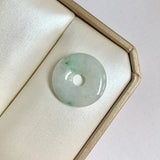 A-Grade Natural Moss On Snow Jadeite Donut No.172799