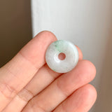A-Grade Natural Moss On Snow Jadeite Donut No.172799