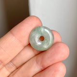 A-Grade Natural Light Green Jadeite Donut No.172801
