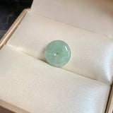 A-Grade Natural Light Green Jadeite Donut No.172802