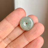A-Grade Natural Light Green Jadeite Donut No.172802