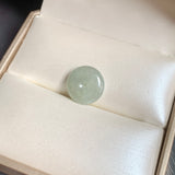 A-Grade Natural Light Yellowish Green Jadeite Donut No.172803