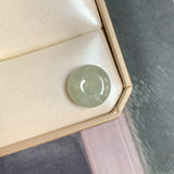 A-Grade Natural Light Yellowish Green Jadeite Donut No.172803