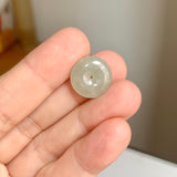A-Grade Natural Light Yellowish Green Jadeite Donut No.172803