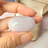 A-Grade Natural Lavender Green Jadeite Barrel No. 172586
