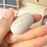 A-Grade Natural Lavender Green Jadeite Barrel No. 172586