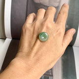 A-Grade Natural Yellowish Green Jadeite Donut No.172804