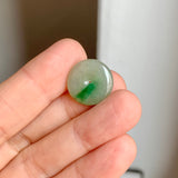 A-Grade Natural Yellowish Green Jadeite Donut No.172804