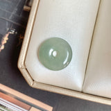 A-Grade Natural Yellowish Green Jadeite Donut No.172805