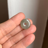 A-Grade Natural Yellowish Green Jadeite Donut No.172805