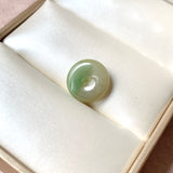 A-Grade Natural Yellow Green Jadeite Donut No.172806