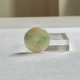 A-Grade Natural Greyish Yellow Jadeite Donut No.172808