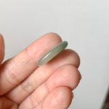 A-Grade Natural Greyish Yellow Jadeite Donut No.172808