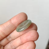 A-Grade Natural Greyish Yellow Jadeite Donut No.172808
