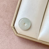 A-Grade Natural White Jadeite Donut No.172809