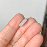 A-Grade Natural White Jadeite Donut No.172809