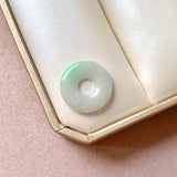 A-Grade Natural Moss On Snow Jadeite Donut No.172810