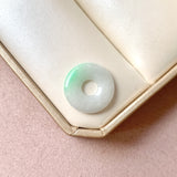 A-Grade Natural Moss On Snow Jadeite Donut No.172810