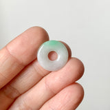 A-Grade Natural Moss On Snow Jadeite Donut No.172810