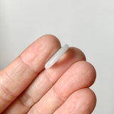 A-Grade Natural Moss On Snow Jadeite Donut No.172810