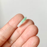 A-Grade Natural Moss On Snow Jadeite Donut No.172810