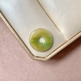 A-Grade Natural Greenish Yellow Jadeite Donut No.172811