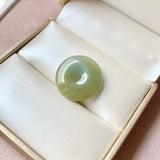 A-Grade Natural Blue Yellow Jadeite Donut No.172812