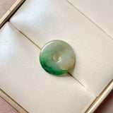A-Grade Natural Tri-Colour Jadeite Donut No.172813