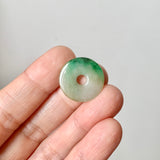 A-Grade Natural Tri-Colour Jadeite Donut No.172813