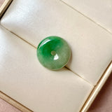 A-Grade Natural Imperial Green Jadeite Donut No.172814