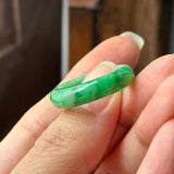 19mm A-Grade Imperial Green Jadeite Ring Band No. 162530