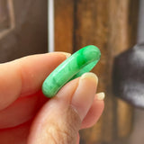 19mm A-Grade Imperial Green Jadeite Ring Band No. 162530