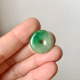 A-Grade Natural Imperial Green Jadeite Donut No.172814