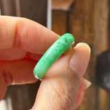 19mm A-Grade Imperial Green Jadeite Ring Band No. 162530