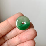 A-Grade Natural Imperial Green Jadeite Donut No.172814