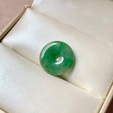 A-Grade Natural Imperial Green Jadeite Donut No.172815