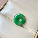 A-Grade Natural Imperial Green Jadeite Donut No.172815