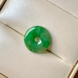 A-Grade Natural Imperial Green Jadeite Donut No.172815