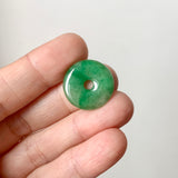 A-Grade Natural Imperial Green Jadeite Donut No.172815